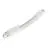 Conector trifásico esquina V flexible - Blanco