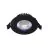 Noxion LED Ajustable Slim Foco Negro Esférica 6W 550lm 60D - 927 Luz Muy Cálida | 85mm - IP54 - Regulable - Mejor Reproducción De Color