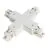 Conector trifásico en X V - Blanco