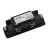 Conector trifásico eléctrico recto - Negro