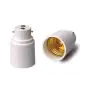 Adaptador para portalámparas B22 => E27 Blanco