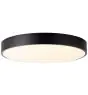 Brilliant Slimline Luz de techo Metal Plástico Blanco Negro 58W 6800lm - 830-865 CCT | 490mm - Mando A Distancia Regulable