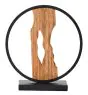 Brilliant Lámpara De Mesa Chaumont Aluminium Metal Madera Negro 6W 850lm - 830 Luz Cálida