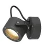 SLV Sitra 360 Pared y Luz de techo Aluminium Gris | Al Aire Libre - IP44 - Apta para 1x GX53 