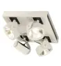SLV Kalu Quadruple Pared y Luz de techo Aluminium Blanco Cuadrado 60W 4000lm - 830 Luz Cálida | Regulable 