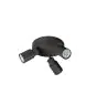SLV Puri 2.0 Aluminium Foco Negro | Apta para 3x GU10