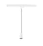 SLV Foco de carril Colgante De Luz Puri 2.0 3 Fases Aluminium Blanco | Apta para 1x GU10 - Regulable