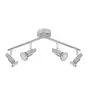 Ledvance Foco LED GU10 Aluminium 4x 3W - 827 Luz muy Cálida 