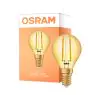 Osram Vintage 1906 LED E14 Esférica con Filamento Oro 2.5W 220lm - 824 Luz muy Cálida | Reemplazo 25W