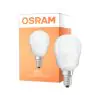 Osram Retrofit LED E14 Esférica Mate 5W 250lm - 827 Luz Muy Cálida | RGBW - Regulable - Mando A Distancia - Reemplazo 25W