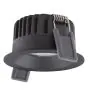 Ledvance Foco LED Fix Aluminium Negro 8W 680lm 36D - 930 Luz Cálida | Recorte 68mm - IP44 - Mejor reproducción de color - Regulable
