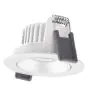 Ledvance Foco LED Adjust Aluminium Blanco 8W 680lm 36D - 930 Luz Cálida | Recorte 68mm - IP20 - Mejor reproducción de color - Regulable
