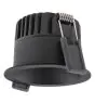 Ledvance Foco LED Oscurolight Aluminium Negro 8W 640lm 36D - 927 Luz muy Cálida | Recorte 68mm - IP44 - Mejor reproducción de color - Regulable