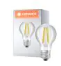 Ledvance Classic Superior LED Bulbo E27 Pera con Filamento Clara 9.5W 1055lm - 927 Luz muy Cálida | Mejor reproducción de color - Regulable - Reemplazo 75W