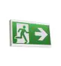 Ansell LED Montado en la pared Señal de salida de emergencia EndLED Blanco 2.5W 18lm - 860 Luz de Día | Autocomprobación