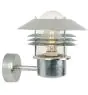 Nordlux Vejers Luz De Pared Acero Galvanizado y Vidrio Gris | IP54 - Apta para E27