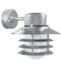 Nordlux Vejers Luz De Pared Acero Galvanizado y Vidrio Gris | IP54 - Apta para E27