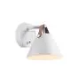 DFTP by Nordlux Strap 15 Luz De Pared Metal y Leather Blanco | Apta para GU10