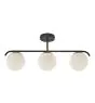 Nordlux Grant Colgante De Luz Vidrio Negro | Apta para 3x E14