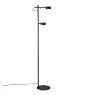 Nordlux Clyde Lámpara de pie Metal Negro 8W 350lm - 827 Luz Muy Cálida | 3 Pasos Regulable