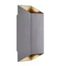 Nordlux Nico Luz De Pared Aluminium Antracita Up & Down | IP54 - Apta para 2x GU10