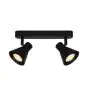 Nordlux Eik 2 Foco Metal Negro | Apta para 2x GU10