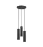 Nordlux Colgante De Luz Tilo Metal Negro | IP20 - Apta para 3x GU10