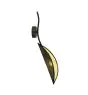 Emibig Luz De Pared Lotus Acero Negro | Apta para 1x E14 - Max 10W