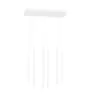 Emibig Colgante De Luz Selter Acero Blanco | Apta para 6x G9 - Max 8W
