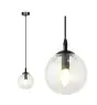 Emibig Colgante De Luz Cosmo Acero Negro | Apta para 1x E14 - Max 10W
