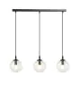 Emibig Colgante De Luz Cosmo Acero Negro | Apta para 3x E14 - Max 10W