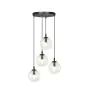 Emibig Colgante De Luz Cosmo Acero Negro | Apta para 4x E14 - Max 10W