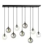 Emibig Colgante De Luz Cosmo Acero Negro | Apta para 9x E14 - Max 10W