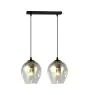Emibig Colgante De Luz Istar Acero Negro | Apta para 2x E27 - Max 10W
