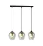 Emibig Colgante De Luz Istar Acero Negro | Apta para 3x E27 - Max 10W