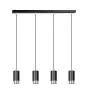 Emibig Colgante De Luz Fumiko Acero Negro | Apta para 4x GU10 - Max 10W