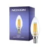 Noxion Lucent LED E14 Vela con Filamento Clara 4.5W 470lm - 827 Luz muy Cálida | Reemplazo 40W