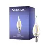 Noxion Lucent LED E14 Punta torcida Vela con Filamento Clara 2.5W 250lm - 827 Luz muy Cálida | Reemplazo 25W