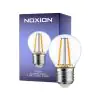 Noxion Lucent Lustre LED E27 Esférica con Filamento Clara 2.5W 250lm - 827 Luz muy Cálida - Reemplazo 25W