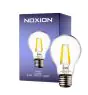 Noxion Lucent LED E27 Pera con Filamento Clara 8.5W 1055lm - 827 Luz muy Cálida | Regulable - Reemplazo 75W