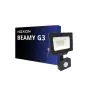 Noxion Proyector LED Beamy G3.1 Negro 20W 2200lm 100D - 840 Blanco Frio | IP44 - Sensor de Movimiento y Luz - Simétrico 