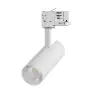 Noxion Foco LED En Carril 3 Fases Ecowhite Aluminium Blanco 10W 840lm 36D - 830 Luz Cálida