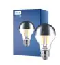 Philips MASTER Value LED Bulbo E27 Pera Mirror 7.2W 650lm – 827 Luz muy Cálida | Mejor reproducción de color - Regulable - Reemplazo 60W