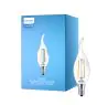 Philips Corepro LED Vela E14 Punta torcida con Filamento Clara 2W 250lm - 827 Luz muy Cálida | Reemplazo 25W