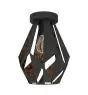 Eglo Luz de techo Carlton 1 Acero Negro Cobre | IP20 - Apta para 1x E27 