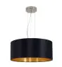 Eglo Colgante De Luz Maserlo Acero Níquel Satinado | Apta para 3x E27