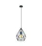 Eglo Colgante De Luz Carlton Acero Negro | IP20 - Apta para 1x E27 