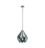 Eglo Colgante De Luz Carlton 1 Acero Gris | IP20 - Apta para 1x E27 