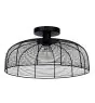 Eglo Luz de techo Rinroe Acero Negro Cobre | Apta para E27