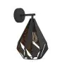 Eglo Luz De Pared Carlton 1 Acero Negro Cobre | IP20 - Apta para 1x E27 